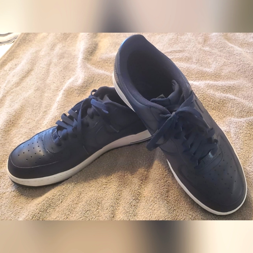Nike Air Force 1 Dark Blue Men's Shoes